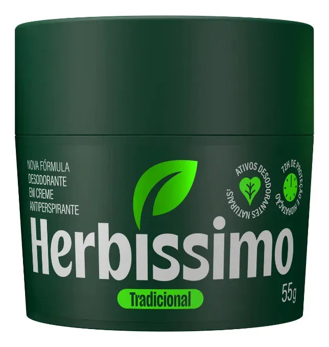 Desodorante Creme Tradicional Herbíssimo 55g
