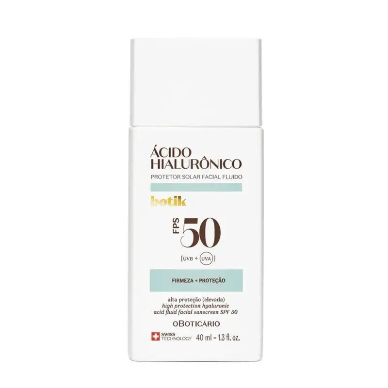 Protetor Solar Botik - Ácido Hialurônico FPS50