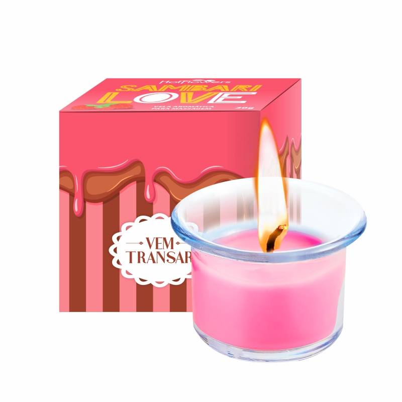 SAMBARI LOVE - Vela Para Massagem Sensual Beijável