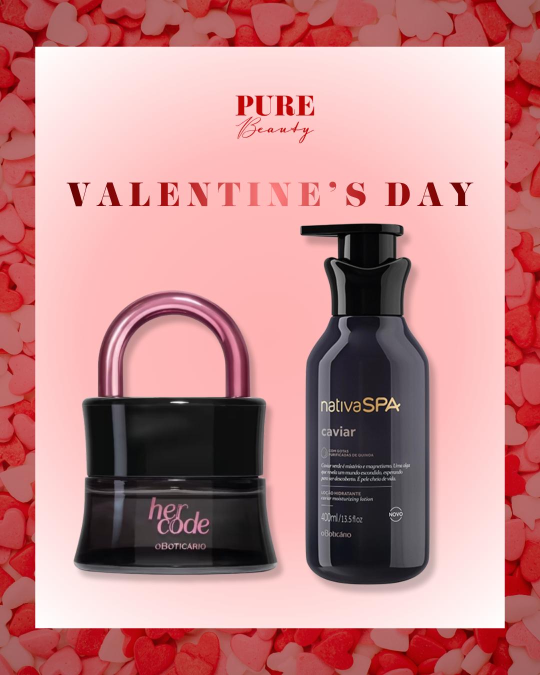 Kit - Her Code Touch + Loção Corporal Caviar