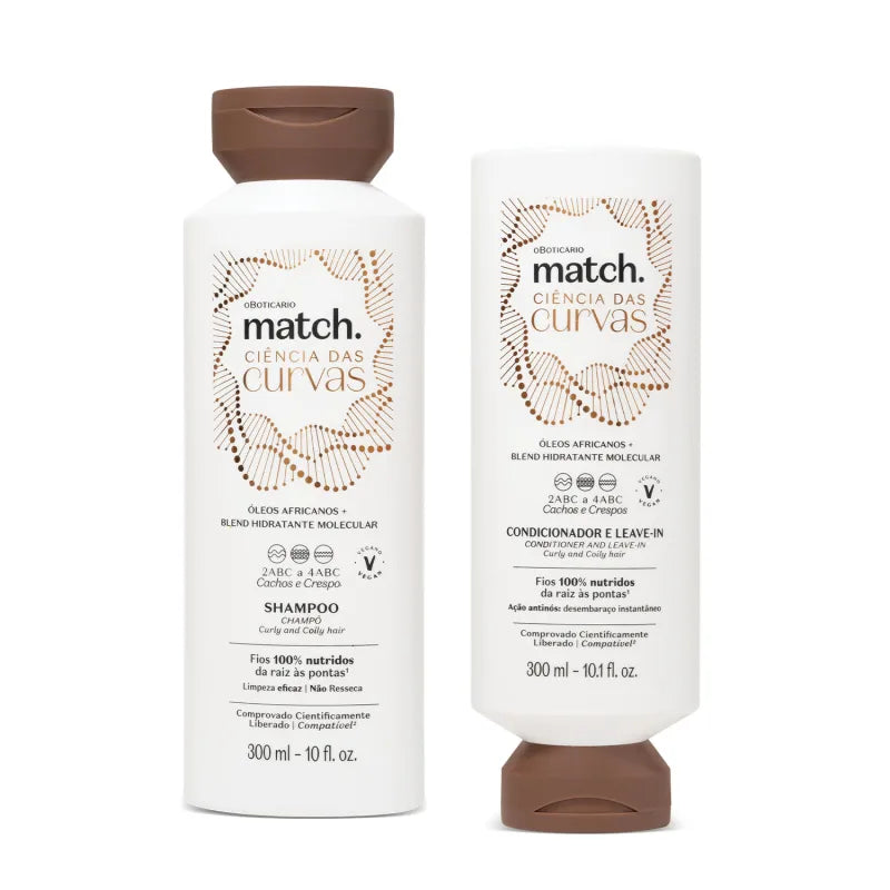 Kit Ciência das Curvas - Shampoo and Condicionador Curly Hair