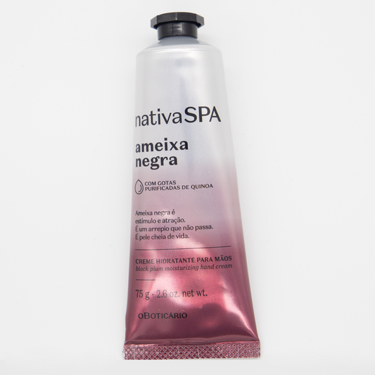 NativaSPA - Ameixa Negra - Creme Hidratante para Mãos