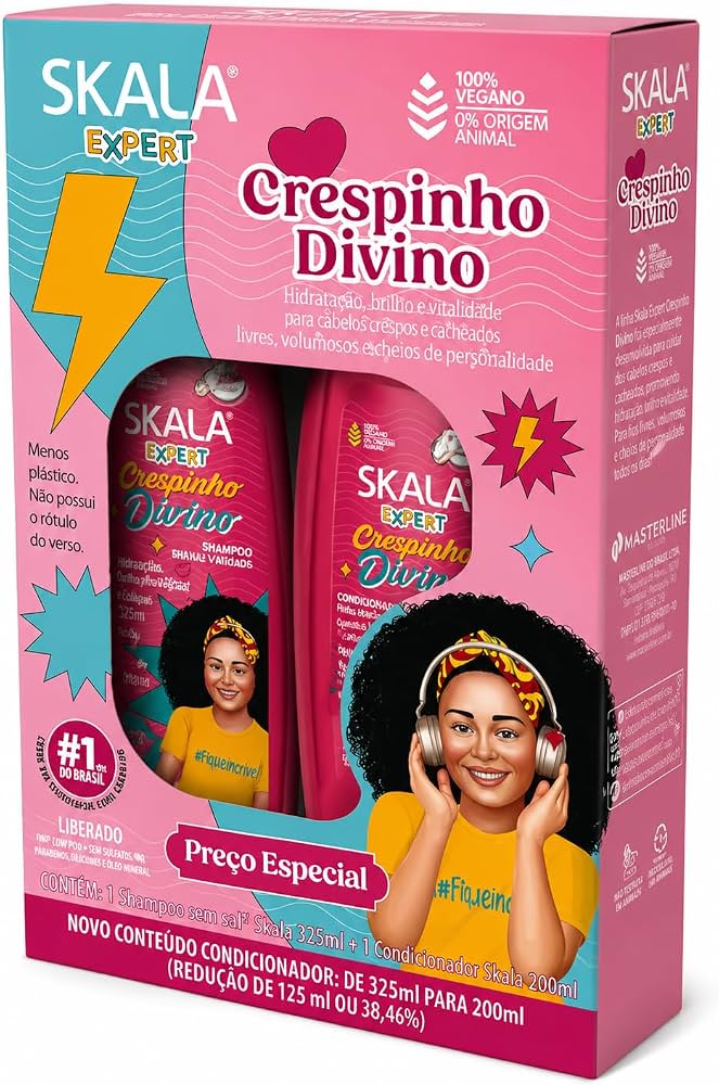 Shampoo e Condicionador Skala - Crespinho Divino