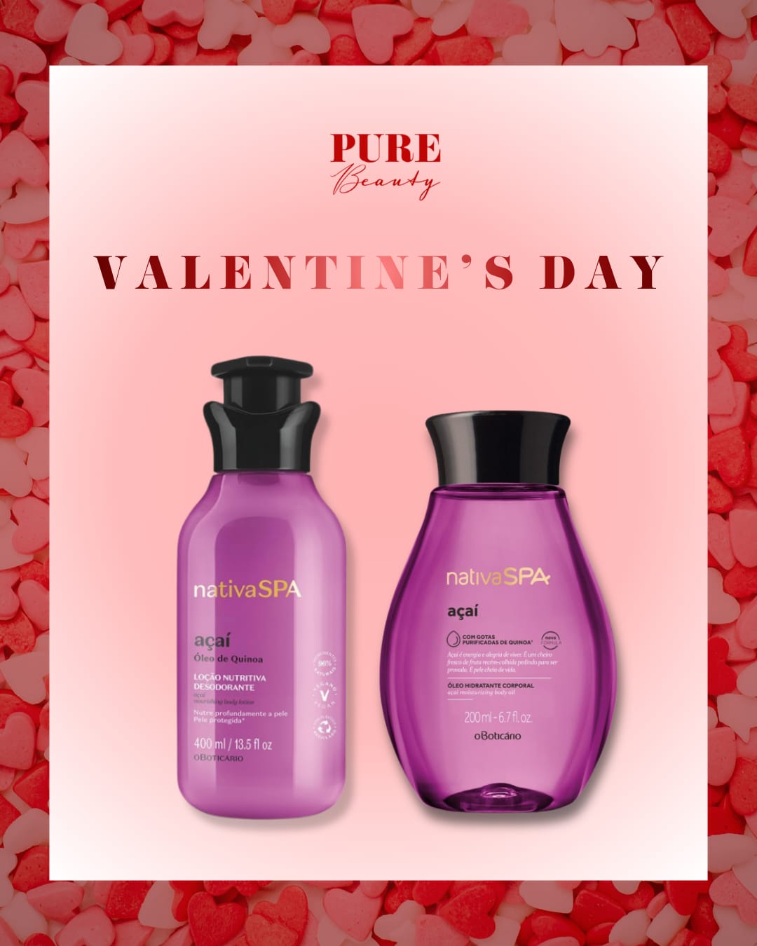 Kit Açaí - Loção e Óleo Corporal