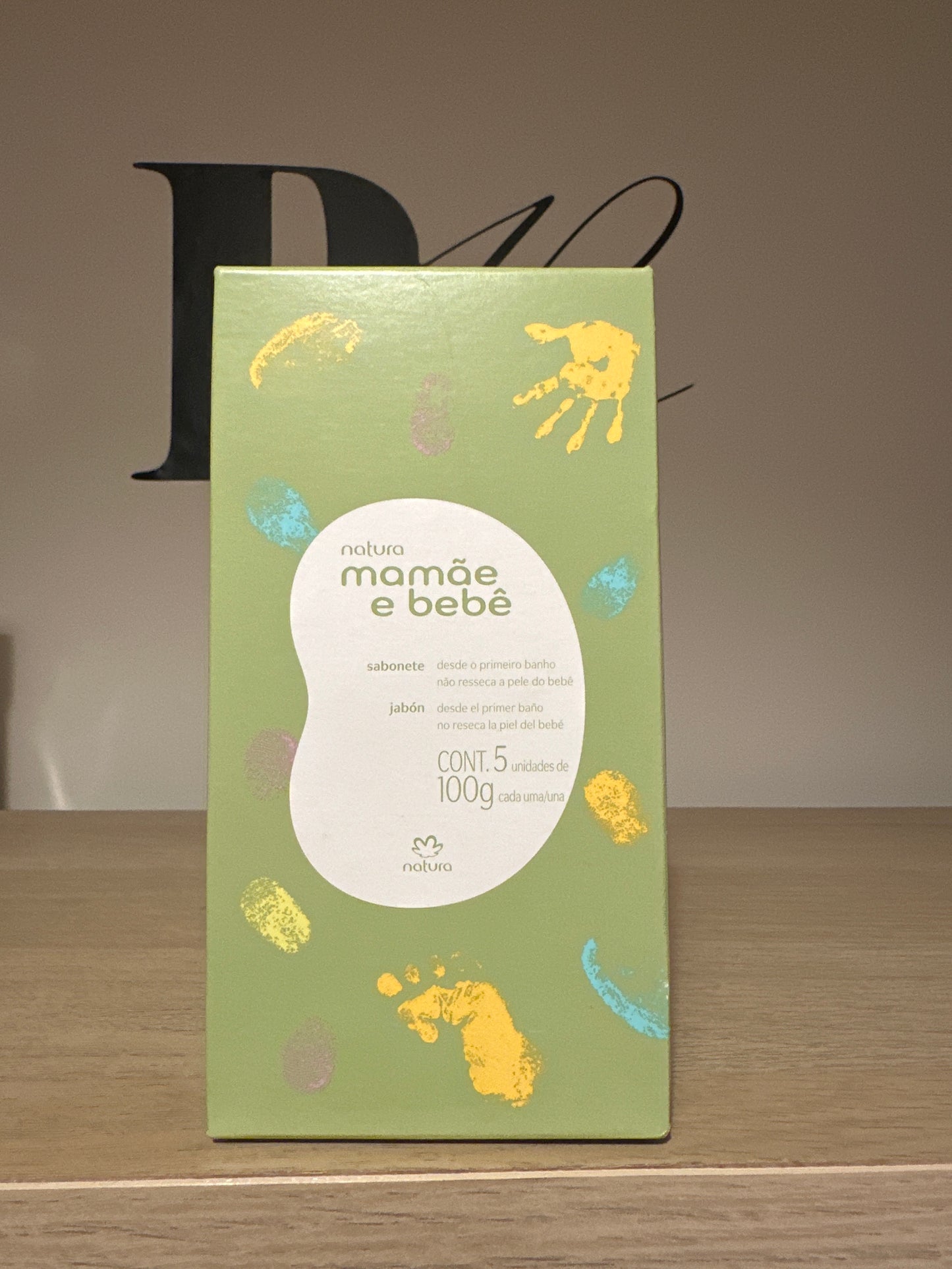 Mamãe bebê caixa de sabonetes 5 uni