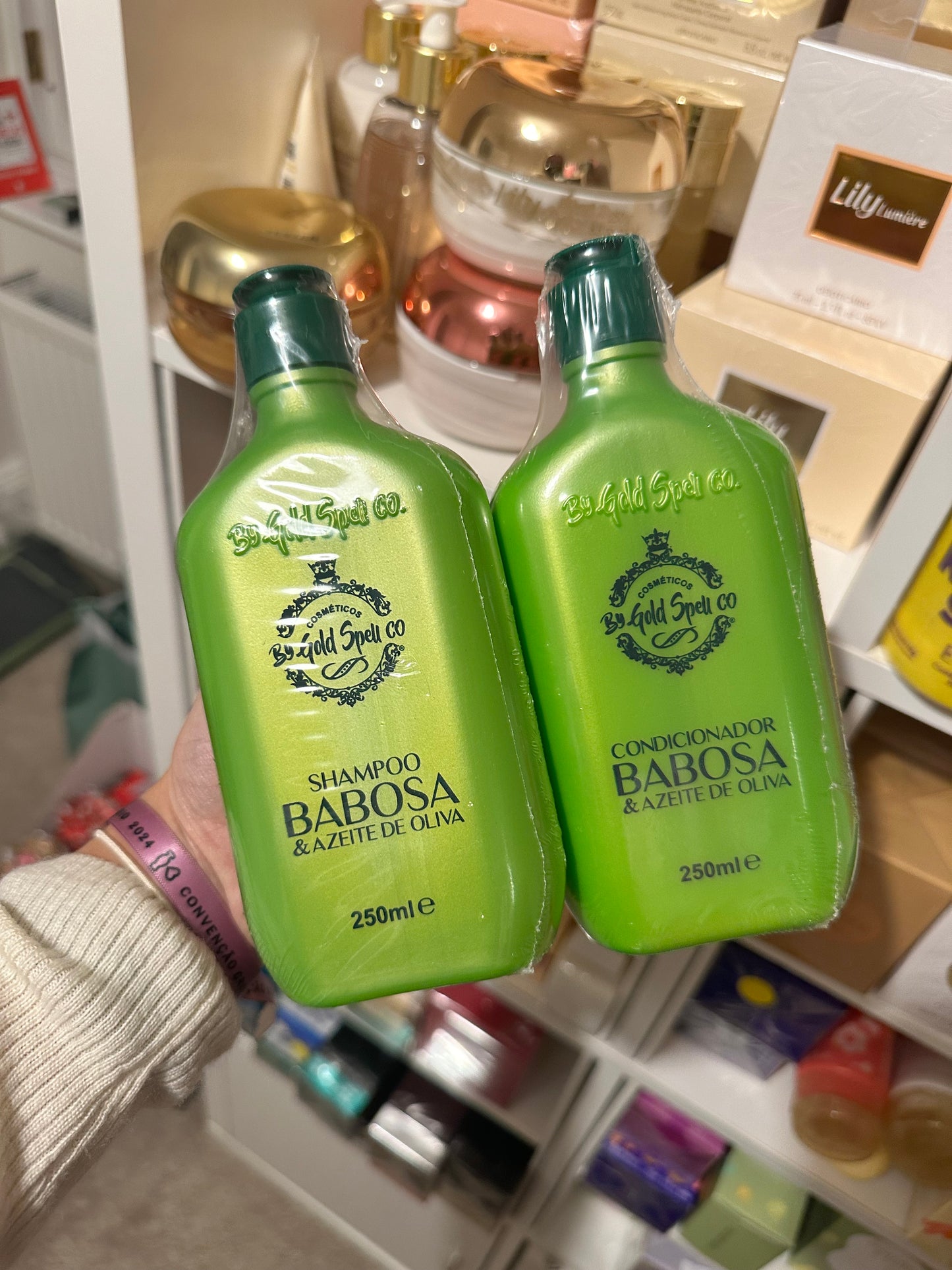 Kit babosa shampoo e condicionador