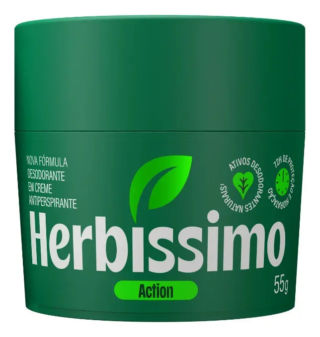 Desodorante Creme Herbíssimo Action 55g