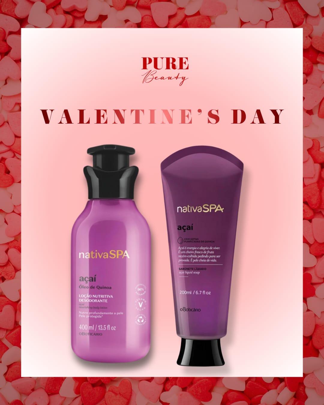 Kit Açaí - Loção Corporal e Sabonete Líquido