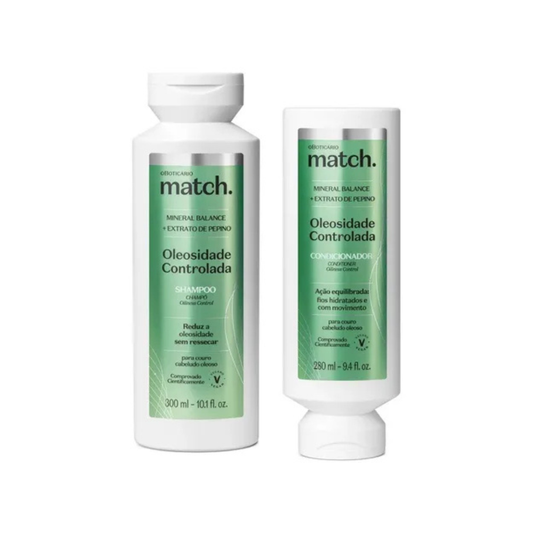 Cabelos Oleosos - Hair Pack Oiliness Control - Kit Shampoo e Condicionador