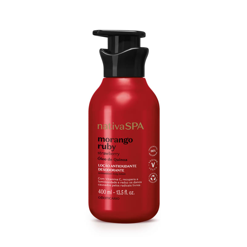 Creme Corporal - Morango Ruby