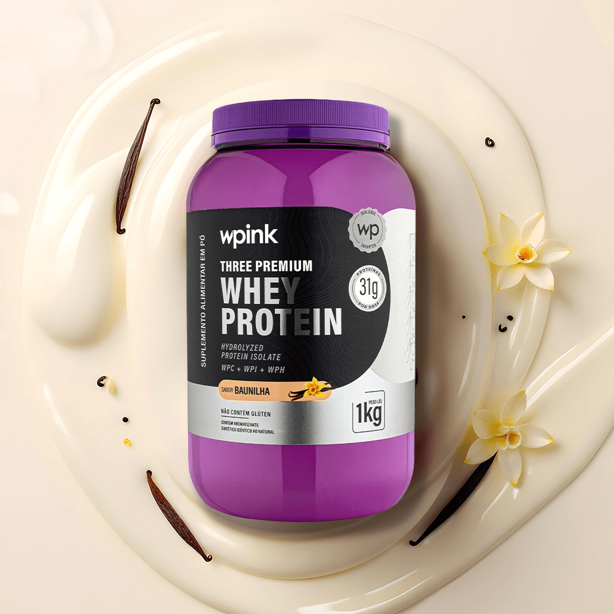 Three Premium Whey Protein - Baunilha