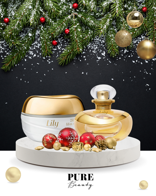 Coffret Presente Lily - Creme e Eau de Parfum