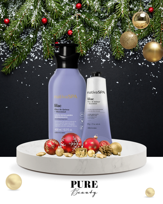 Kit Presente Loção Corporal e Creme de Mãos Lilac