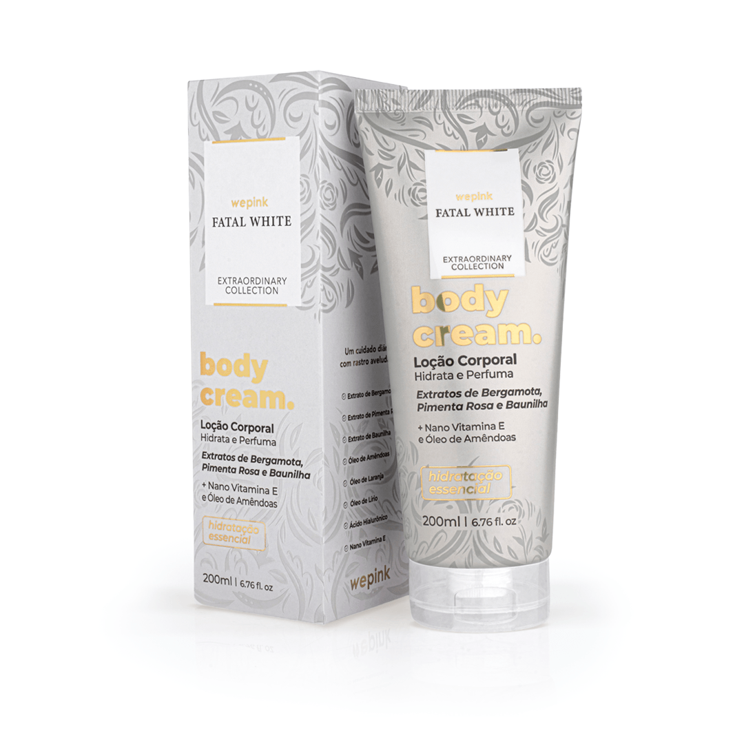 Body Cream Fatal White Desodorante Hidratante 200ml