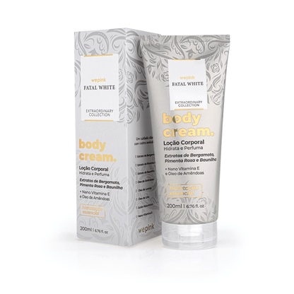 Body Cream Fatal White Desodorante Hidratante 200ml