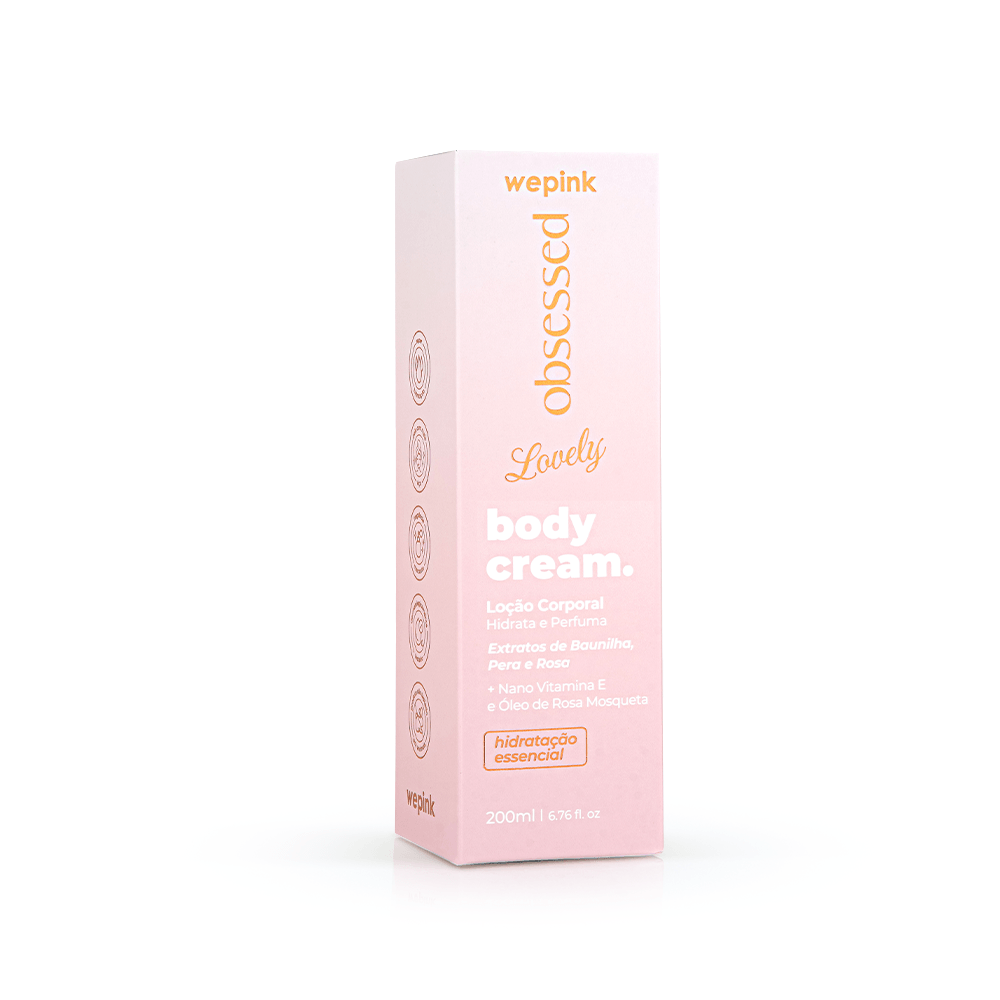 Body Cream Obsessed Lovely Desodorante Hidratante 200ml