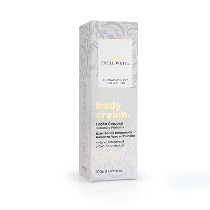 Body Cream Fatal White Desodorante Hidratante 200ml