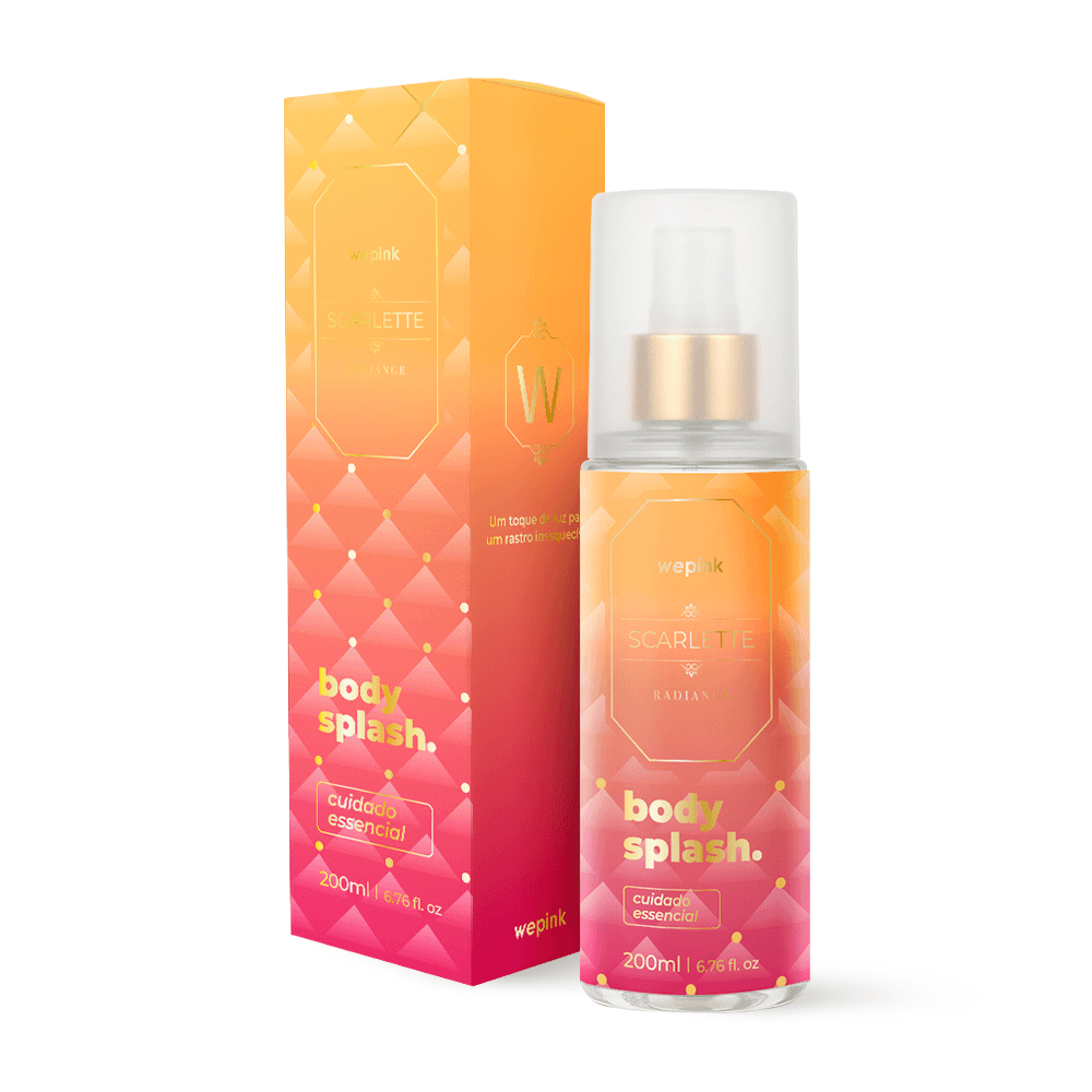 Body Splash Scarlette Radiance Desodorante Colônia 200ml