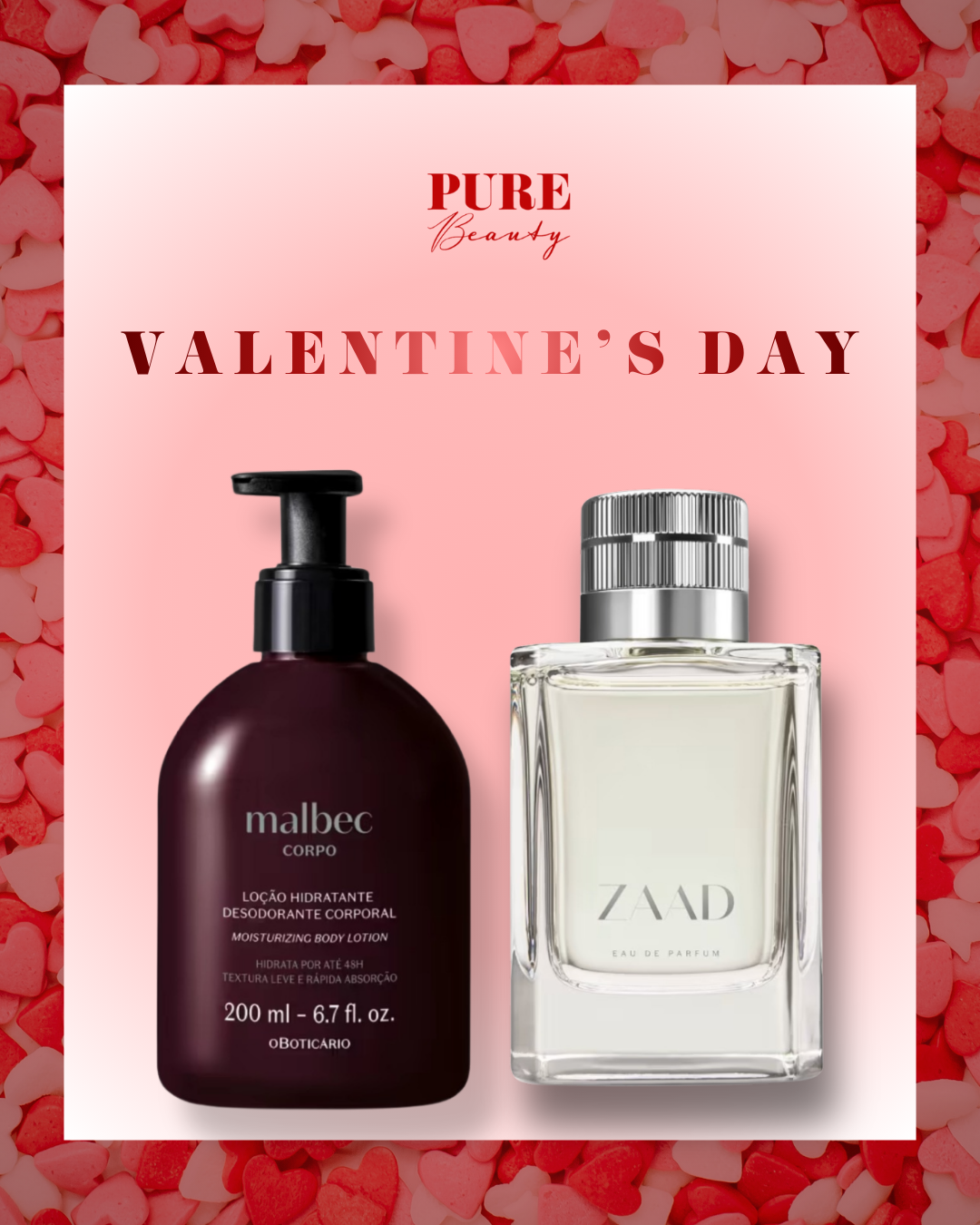 Kit - Loção Corporal Malbec e Eau de Parfum Zaad