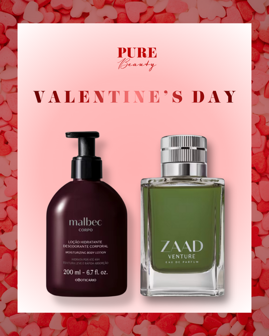 Kit - Loção Corporal Malbec e Eau de Parfum Zaad Venture