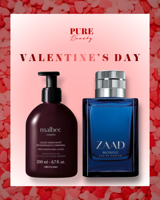 Kit - Loção Corporal Malbec e Eau de Parfum Zaad Mondo