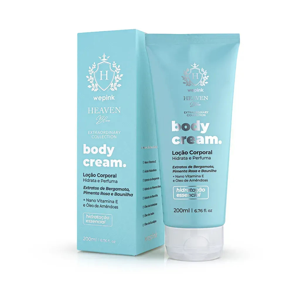 Body Cream Heaven Blue Desodorante Hidratante 200ml