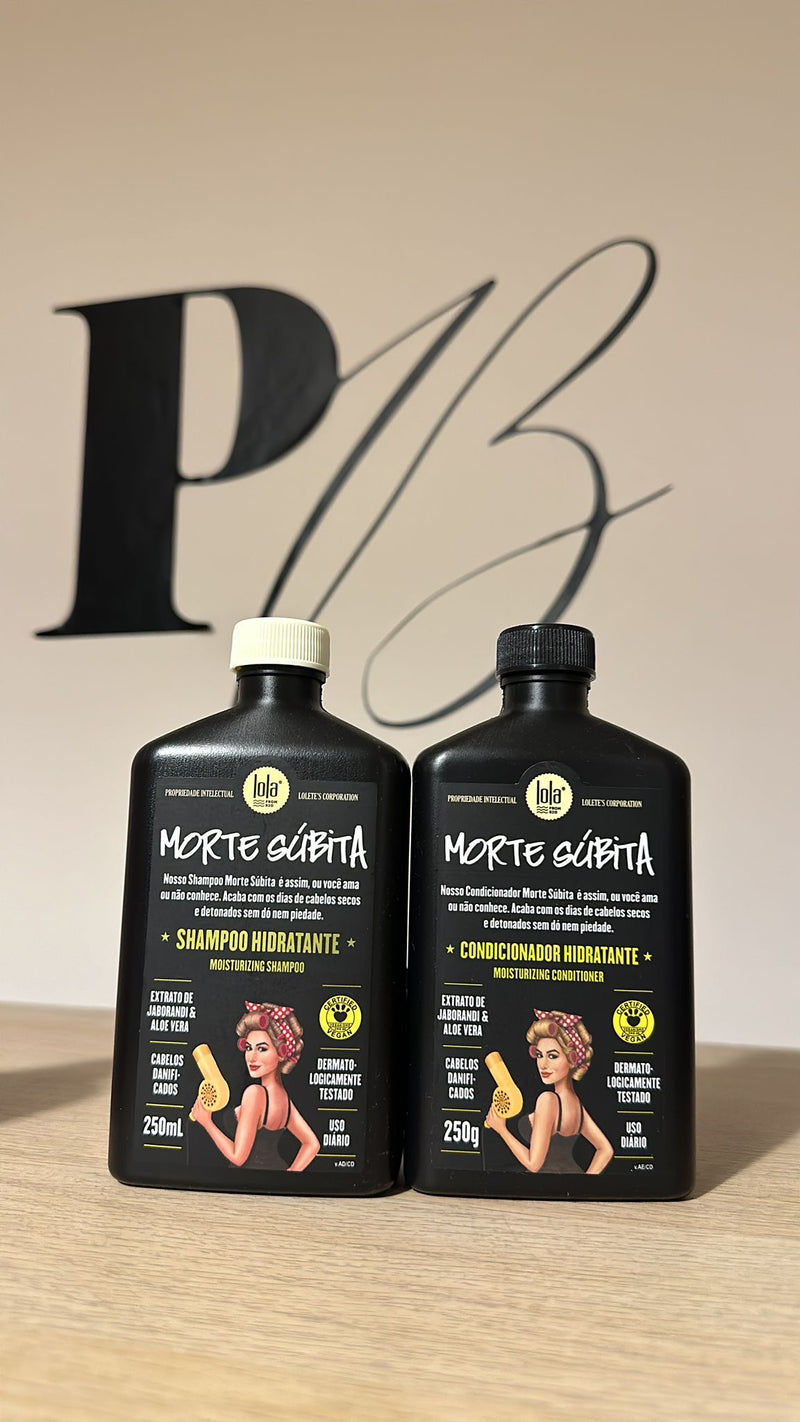 Kit shampoo e condicionador morte súbita