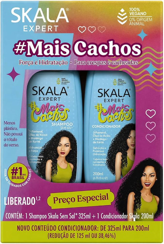 Shampoo e Condicionador Skala - Mais Cachos
