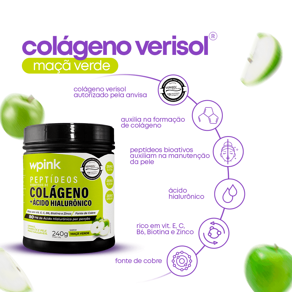Colágeno de Maçã Verde - 240g - The Supply