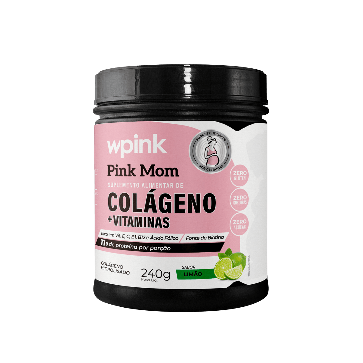 Colágeno Pink Mom de Limão - 240g