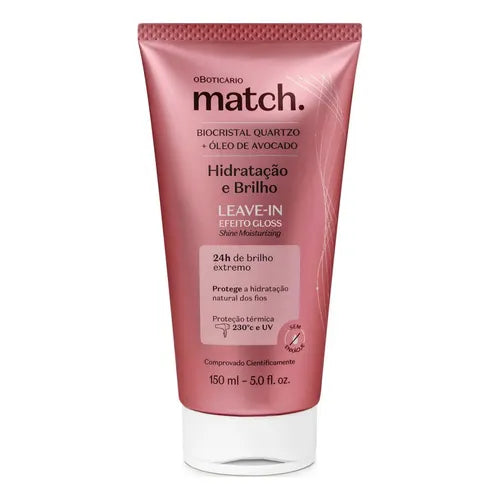 Leave-in Match - Hidratação e Brilho