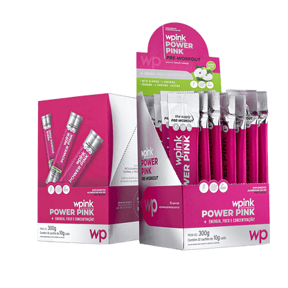 Power Pink de Maçã Verde - Pré-treino – 300g
