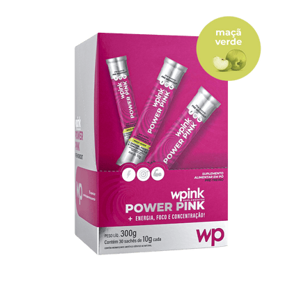 Power Pink de Maçã Verde - Pré-treino – 300g