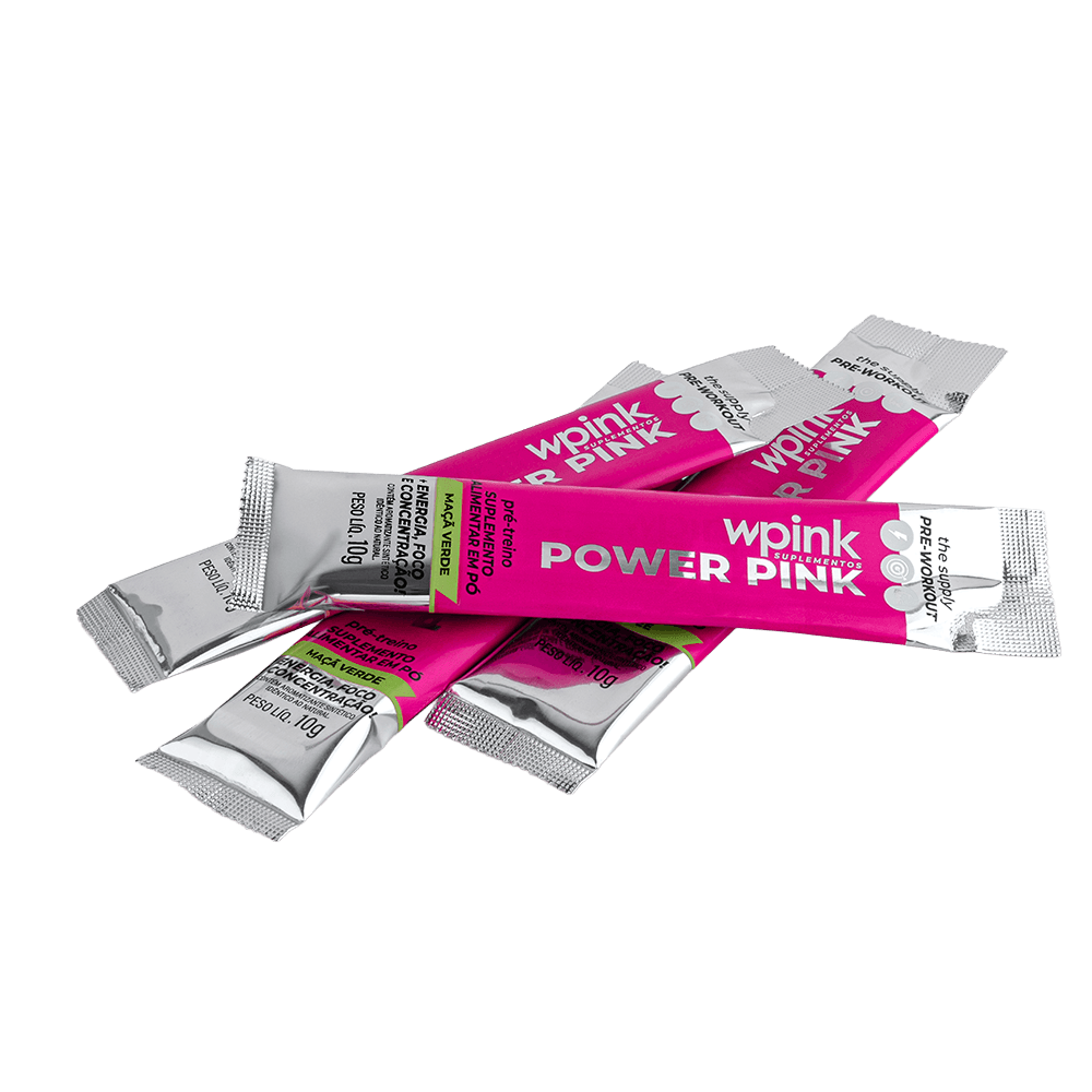 Power Pink de Maçã Verde - Pré-treino – 300g
