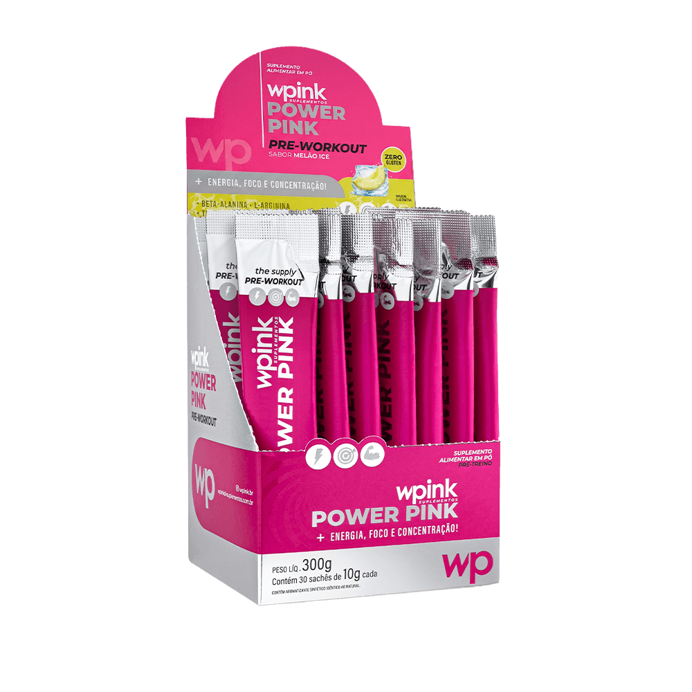 Power Pink de Melão Ice - Pré-treino - 300g
