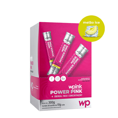 Power Pink de Melão Ice - Pré-treino - 300g