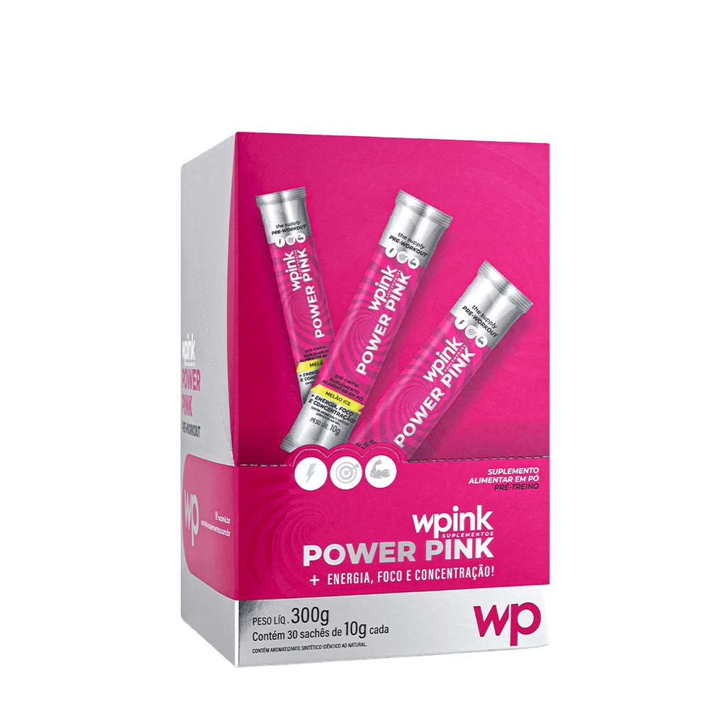 Power Pink de Melão Ice - Pré-treino - 300g