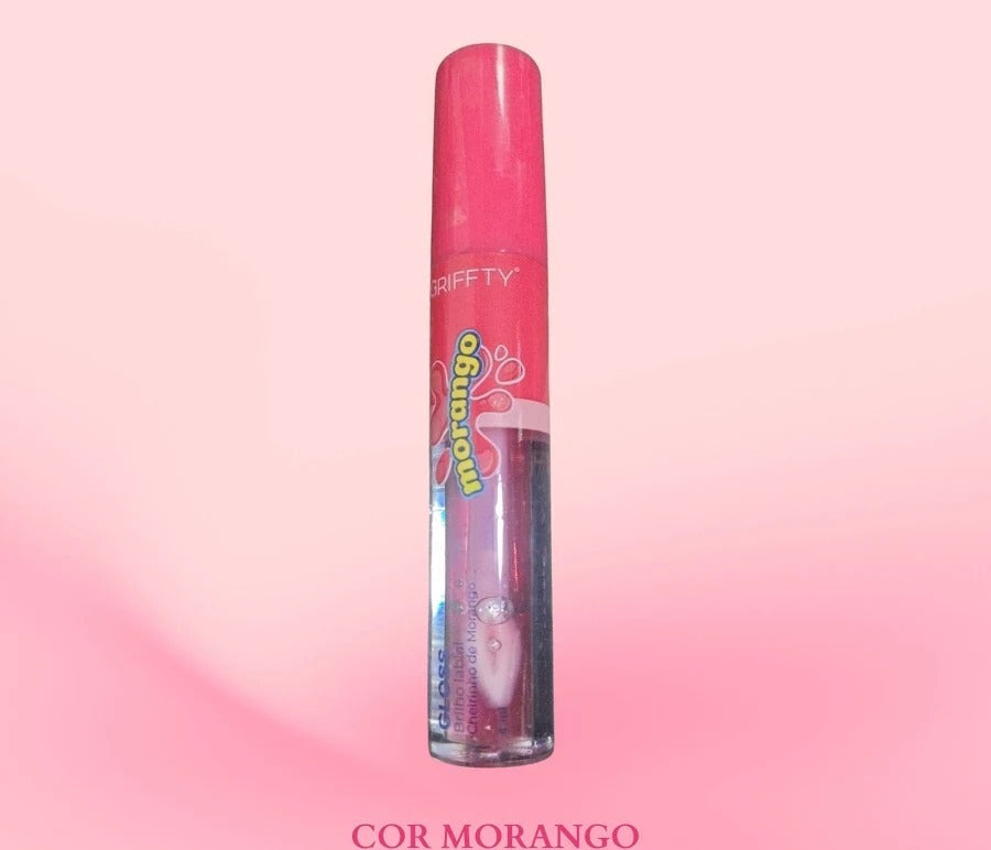 Gloss Brilho Labial - Morango - Grifftty