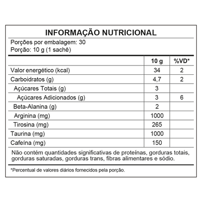 Power Pink de Uva Verde - Pré-treino – 300g