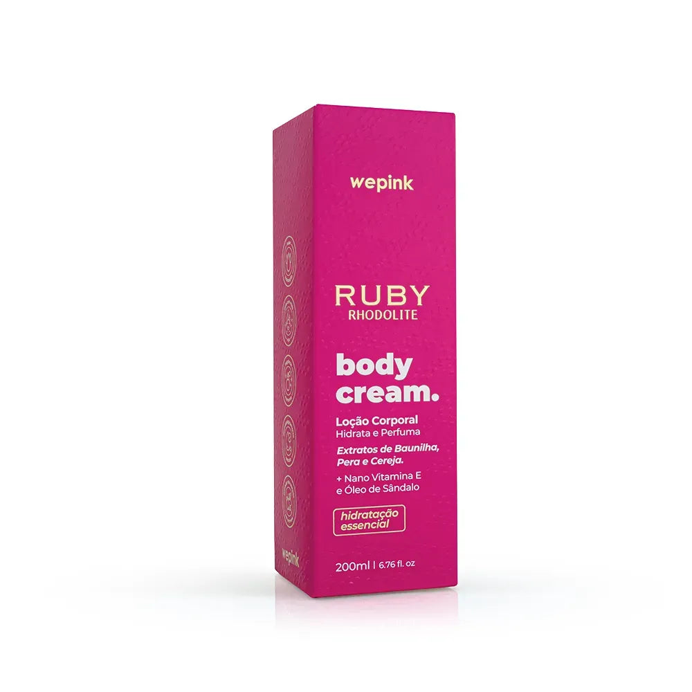 Body Cream Ruby Rhodolite Desodorante Hidratante 200ml