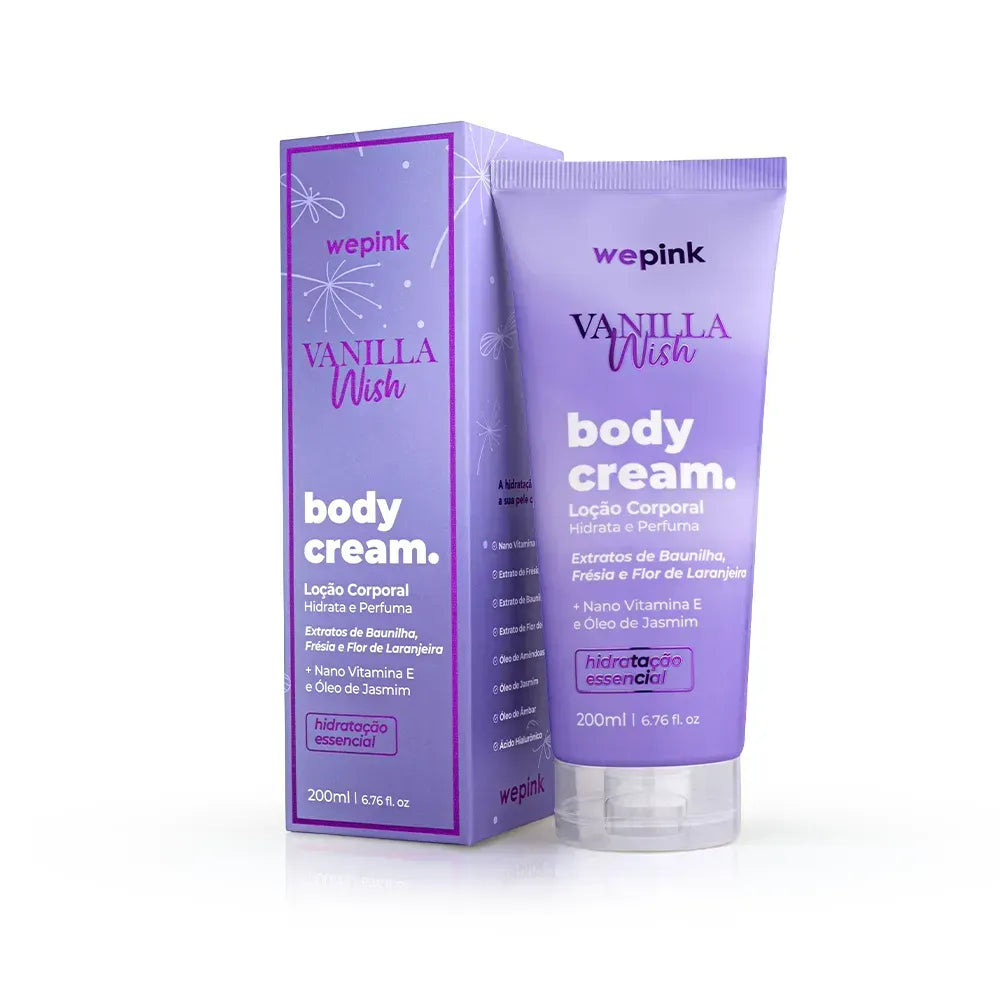 Body Cream Vanilla Wish Desodorante Hidratante 200ml