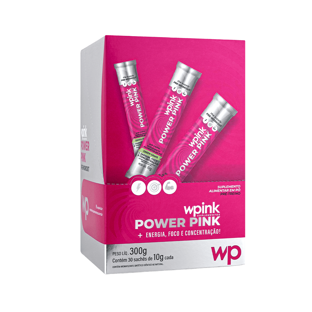 Power Pink de Uva Verde - Pré-treino – 300g