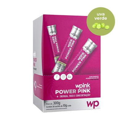 Power Pink de Uva Verde - Pré-treino – 300g