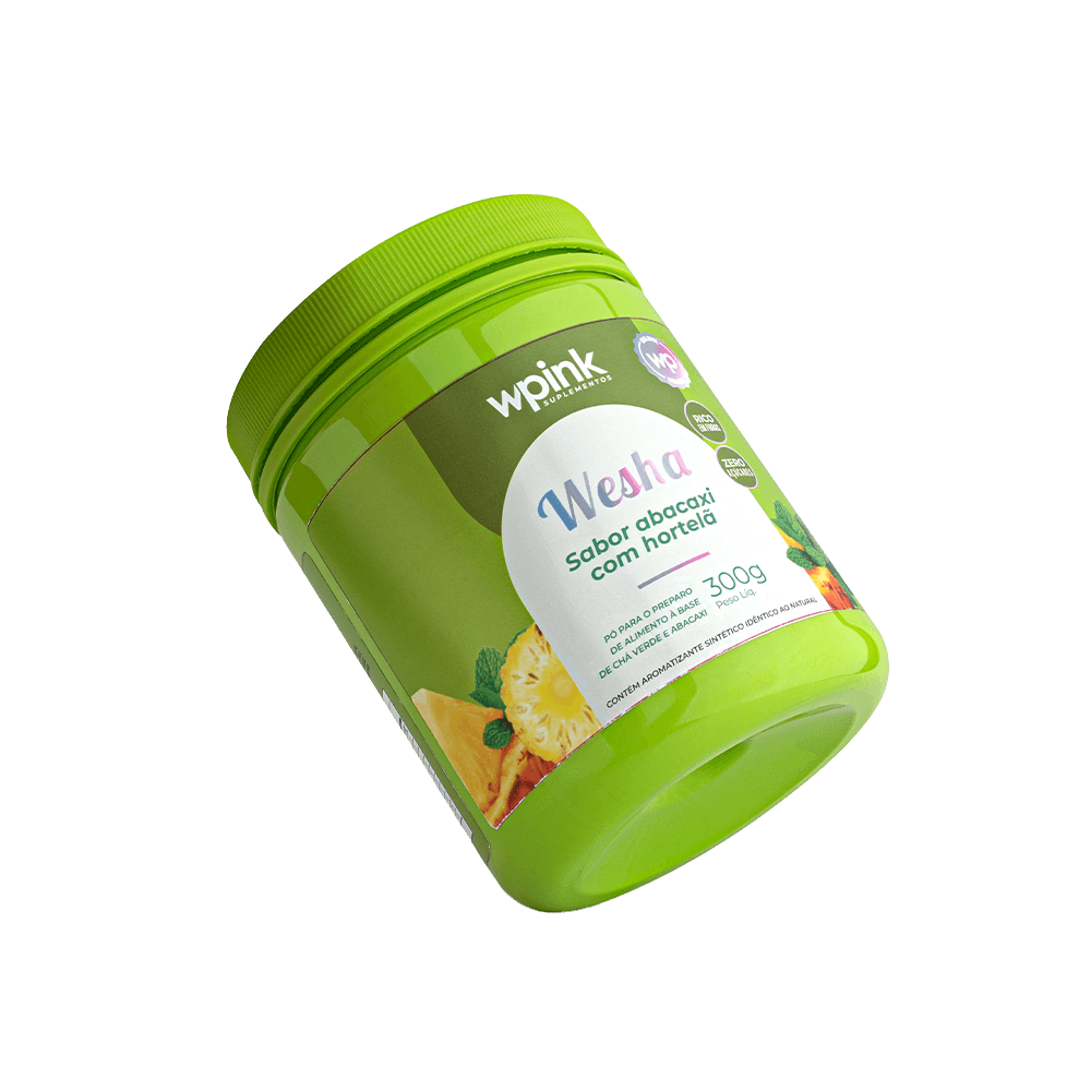 Wesha Chá Verde e Abacaxi - 300g