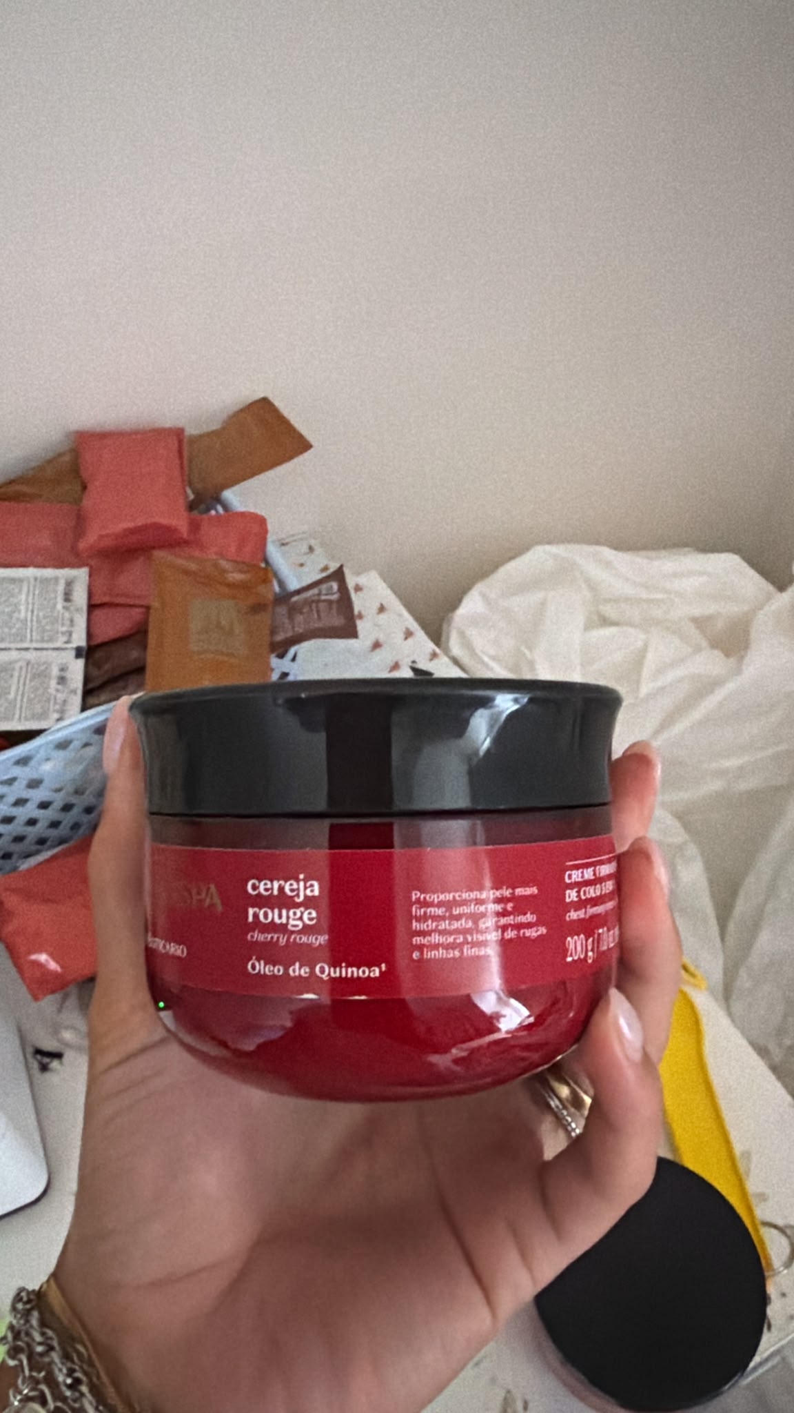 Creme Firmador de Colo - Cereja Rouge