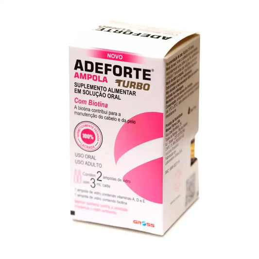 Adeforte Turbo Fonte de Biotina (Ampolas)