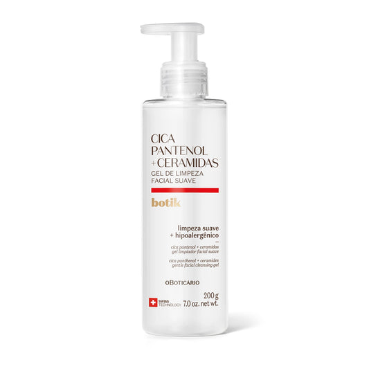 Cica Pantenol + Ceramidas - Gel de Limpeza Facial Suave