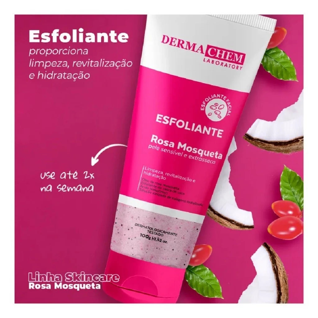 Gel Esfoliante Rosa Mosqueta - Dermachem