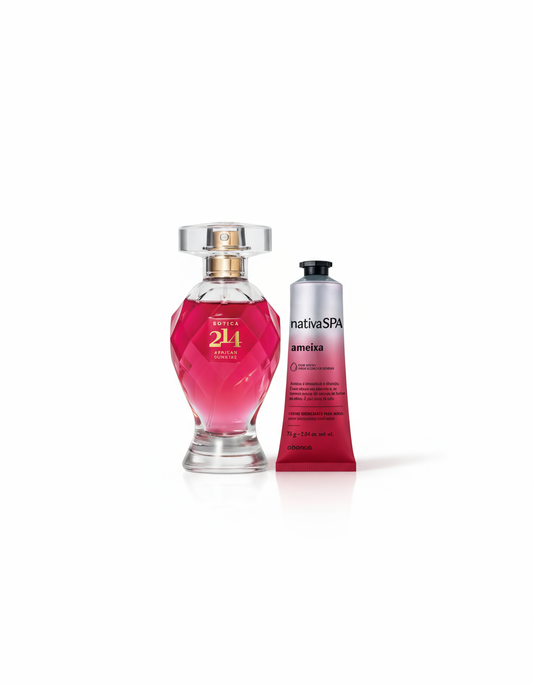 Kit Presente - Botica Sunrise 214 e Creme de Mãos Ameixa