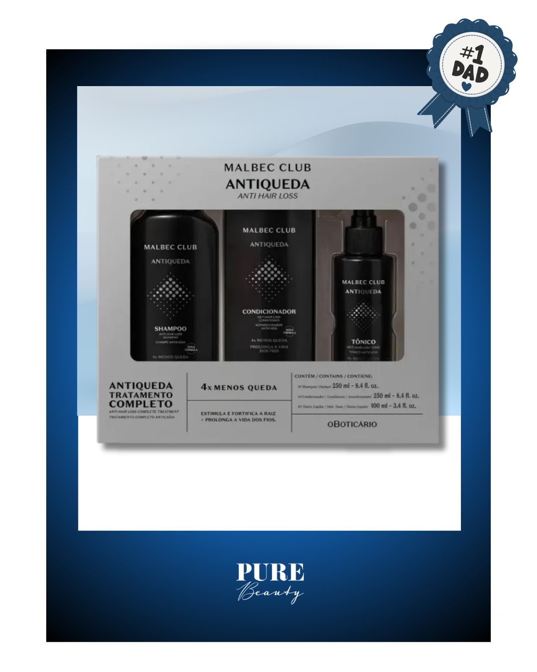 Kit Malbec Club Antiqueda - O Boticário
